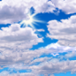 Today: Partly sunny, with a high near 64. East wind around 9 mph. 